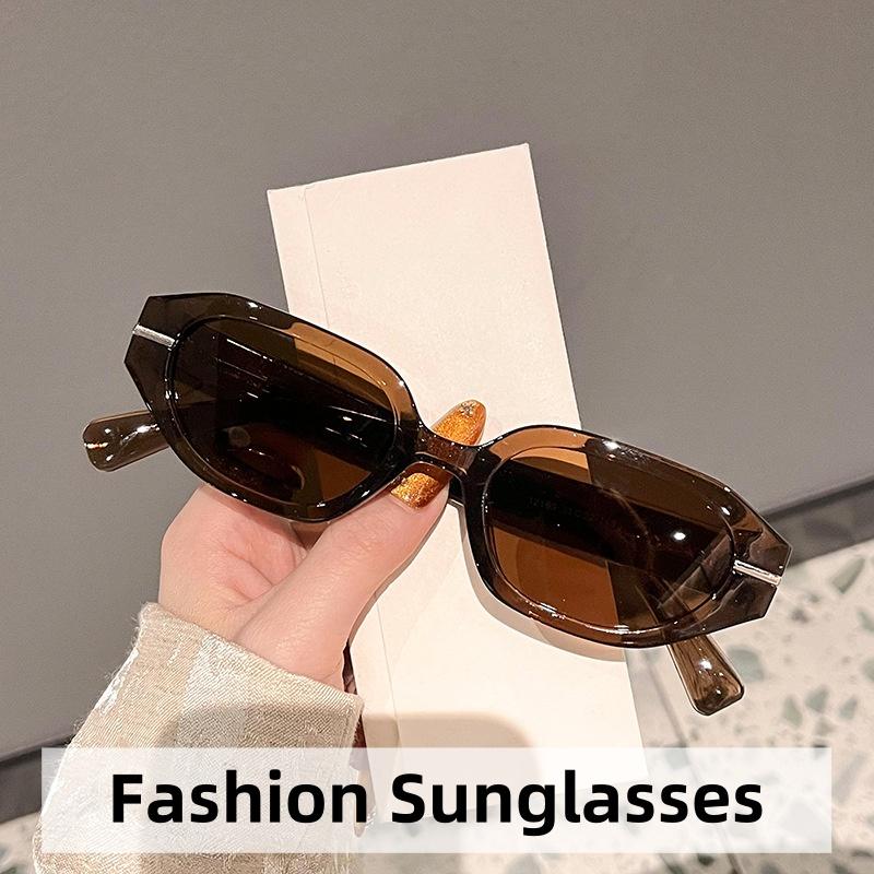 Fashion And Minimalist Midin Decorative Sunglasses Personalized Small Frame Uv Resistant Glasses Outdoor Driving Sun Protection