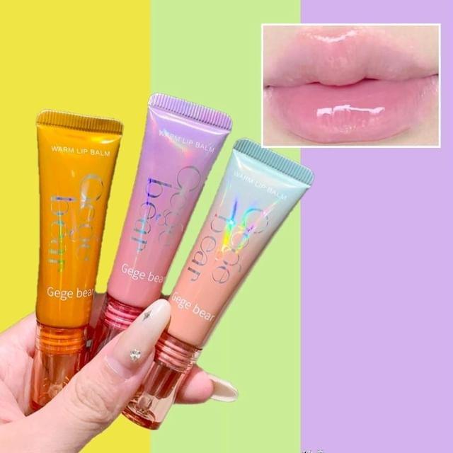Gege Bear - Fruit Extract Color-changing Lip Balm - 3 Colors #01 Citrus - 10g