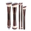 Dual-Ended Makeup Brush Set: Foundation, Blush, Powder Essentials