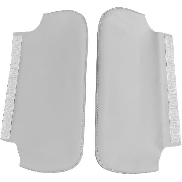 Sun Visor Cover Pair, Microfiber Leather, Gray Stitch Sun Visor Replacement Cover Skin Fits for 1993-2002 Chevy Camaro Pontiac Firebird
