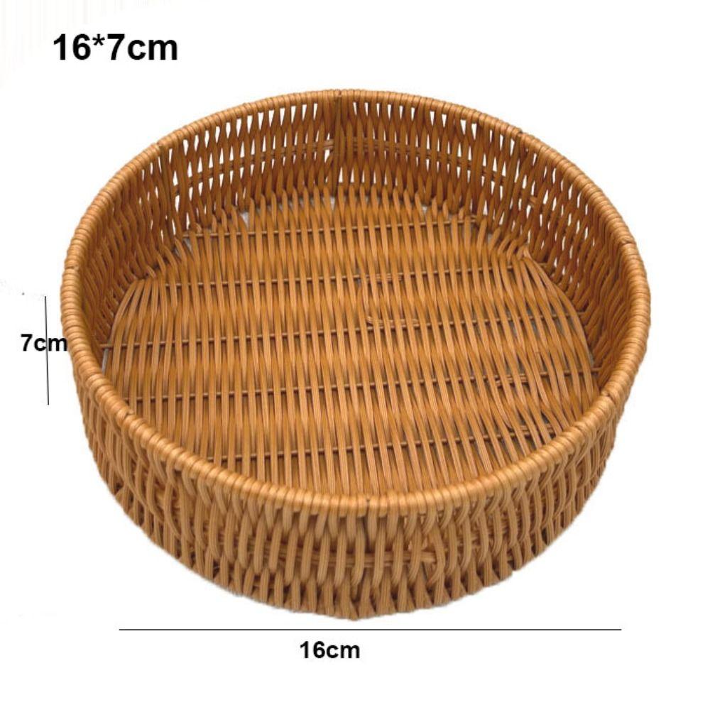 Tvrdost Chlebovník Ovoce Zelenina Košík Ručně pletený Ratanový košík