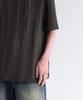 Musinsa Standard Vertical Crochet Slit Neck Polo Shirt [Gunmetal]
