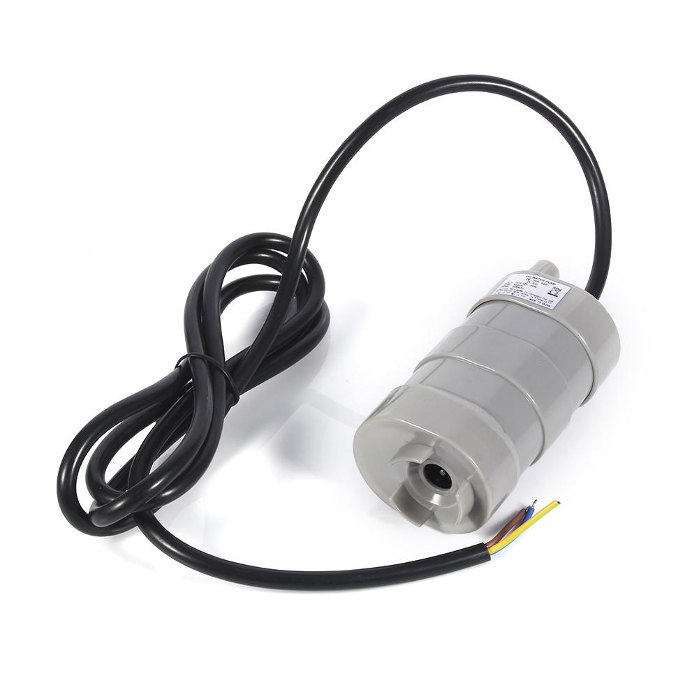 12V Vertical Submersible Motor   5 00LCelsiusH wCelsius 1.5M Black Bare Line