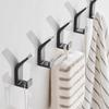 6x Easy To Install Adhesive Hooks Clutter-free Environment Anywhere Premium Bath Towel Hooks Modern