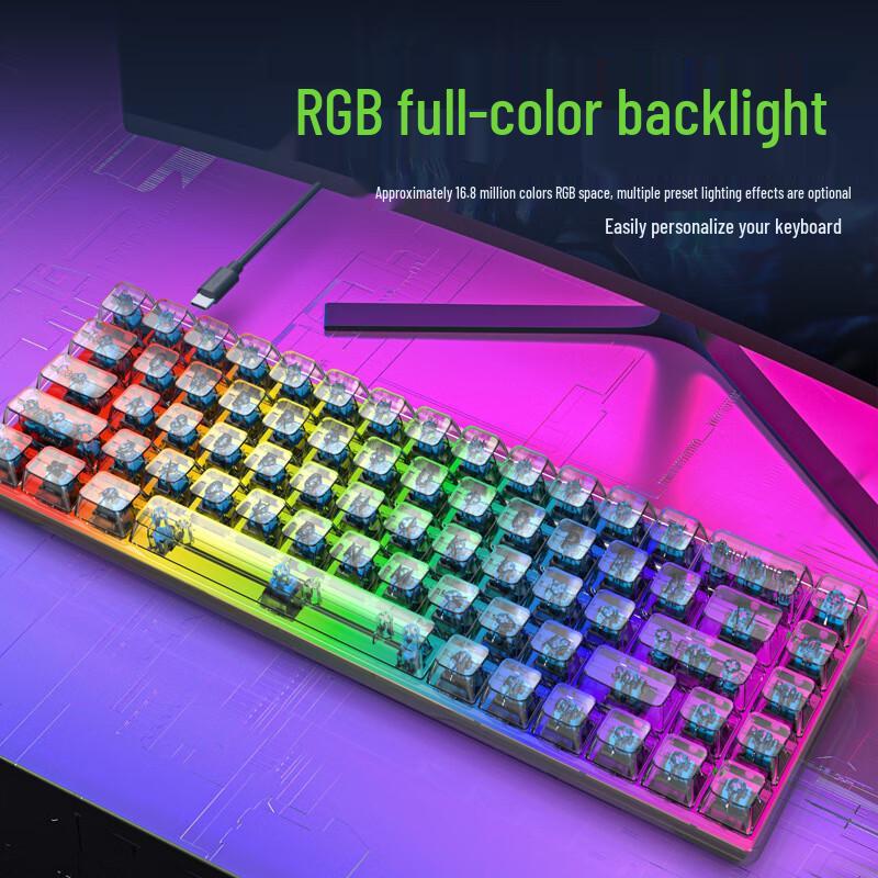 Y-FRUITFUL K60 Compact Wired Gaming Keyboard