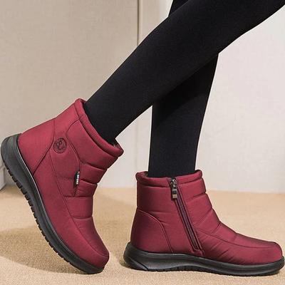 2024 Damen Schneestiefel Winter Wasserdicht Damen Stiefeletten Mode Bequeme Plateau Warme Plüsch Winter Baumwollschuh Botas Mujer