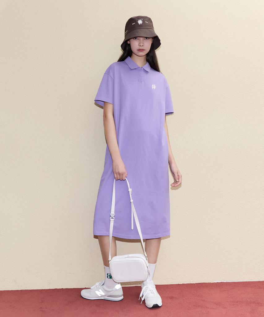 BEENTRILL NEWYORK Polo Oversized Long Dress (Light Purple)