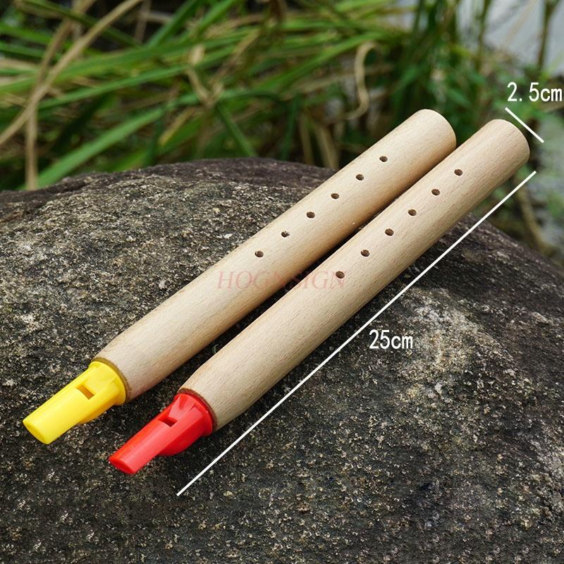 Children'S Musical Instrument Toys Beech Flute Tuba Clarinet Six-Hole Musical Instrument Wooden Toys Exercise Vital Capacity