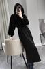 Chubikime Hoodie Long Sleeve Pullover Sweatshirt with Loose Spring Women's Dress, Hood, Fit, A-Line Detail, Slit, Stylish, Elegant, Fall, Winter,