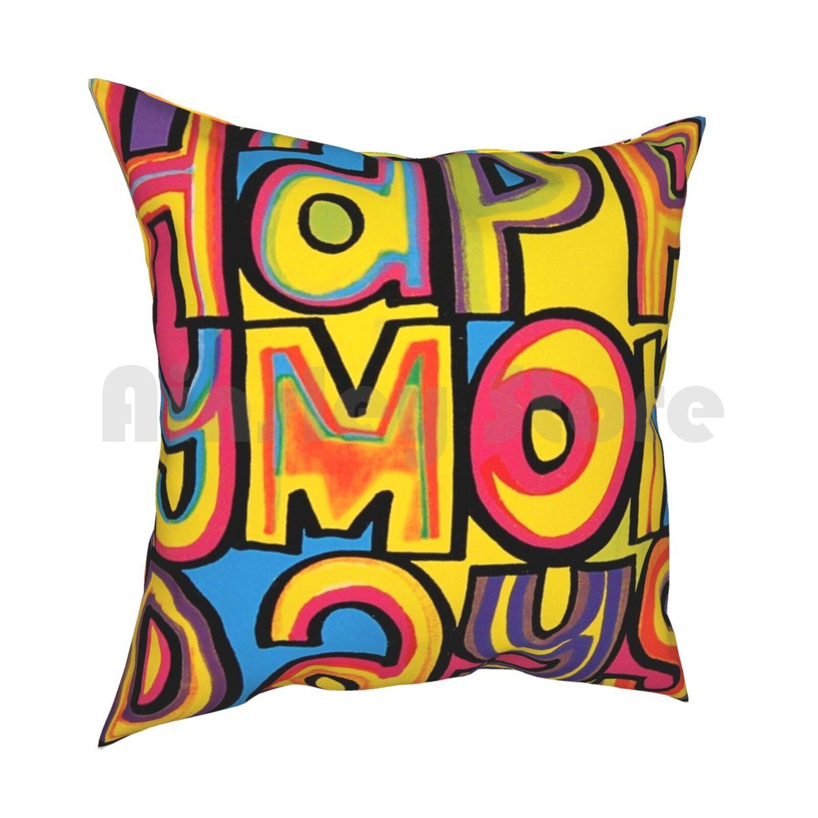 Happy Mondays Pillow Case Printed Home Soft DIY Pillow Cover Happy Mondays Music Vinyl Record Band Classic 30x30cm 12x12in