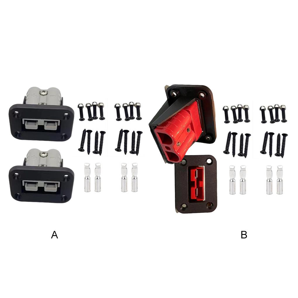 Plug Vehicle Panel 600V50A High Current Charging Connector For Vehicle Plug Base