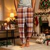 Men's Pajama Pants with Pockets Tapered Pants Christmas Print