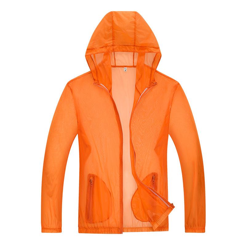 

2023 Men s Lightweight Summer Sun Protection Running Jacket F002 M помаранчевий/червоний
