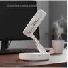 Portable USB Rechargeable Foldable Fan, Silent, Perfect for Home, Desktop, or Floor Use