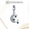 Moon Charms Pr 925 Pendant Bead Charms Stars Night