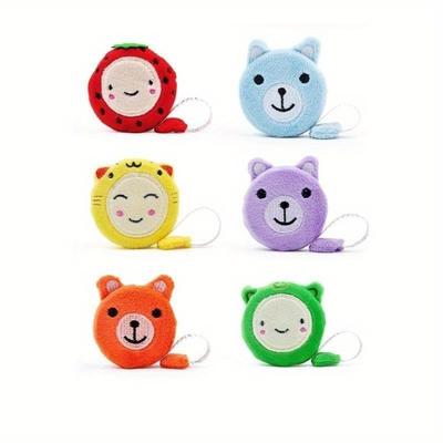 Funny Cute Cartoon 150cm 60"" Retractable Tape Measure Plush Ruler Sewing Tool