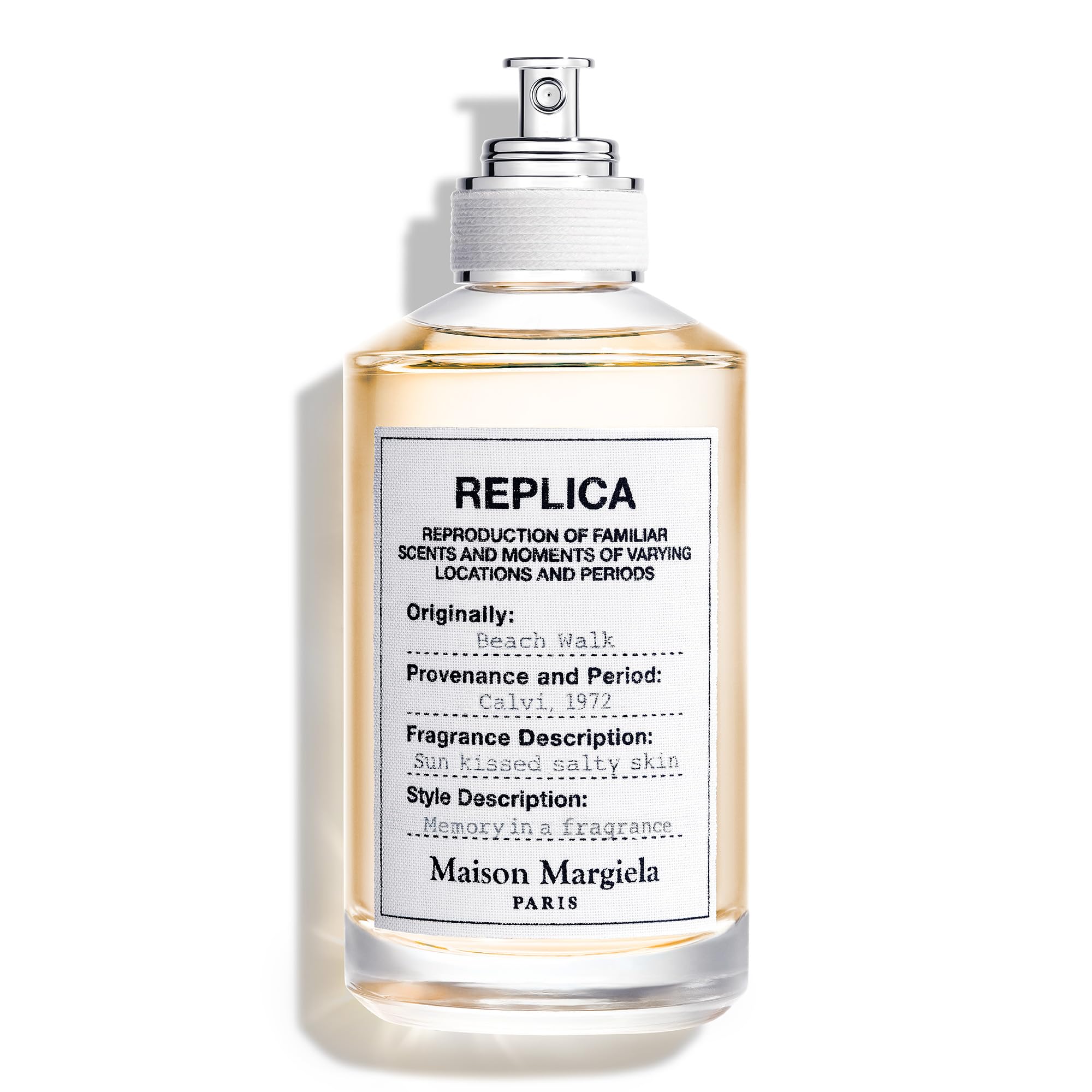 

Maison Margiela - Replica - Beachwalk Eau de Toilette - Fresh Fragrance - With Bergamot, Ylang Ylang & Coconut 3.4 Fl Oz (Pack of 1)