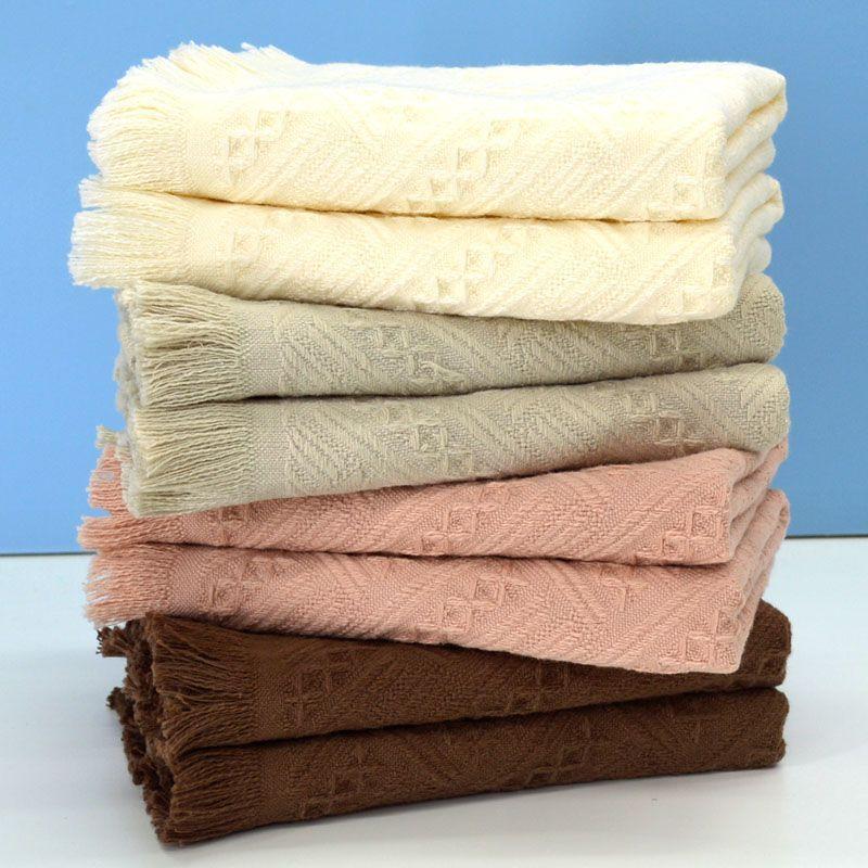 3pcs Gauze Towel Face Towel for Adults Home Use In Japanese Style Tassel Full Cotton Adult Face Towel and Hand Towel for Men and Women Couples