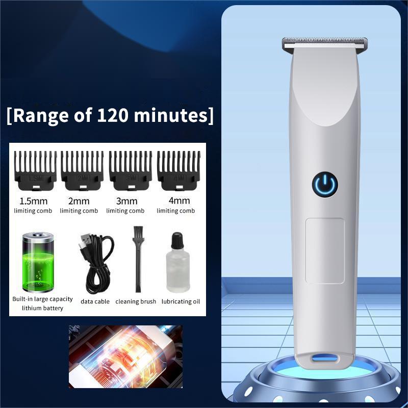 Electric Hair Trimmer Adjustable Cutter Head Design Men Professional Barber Cutting Shaving Machine Usb Charging For Home Salon