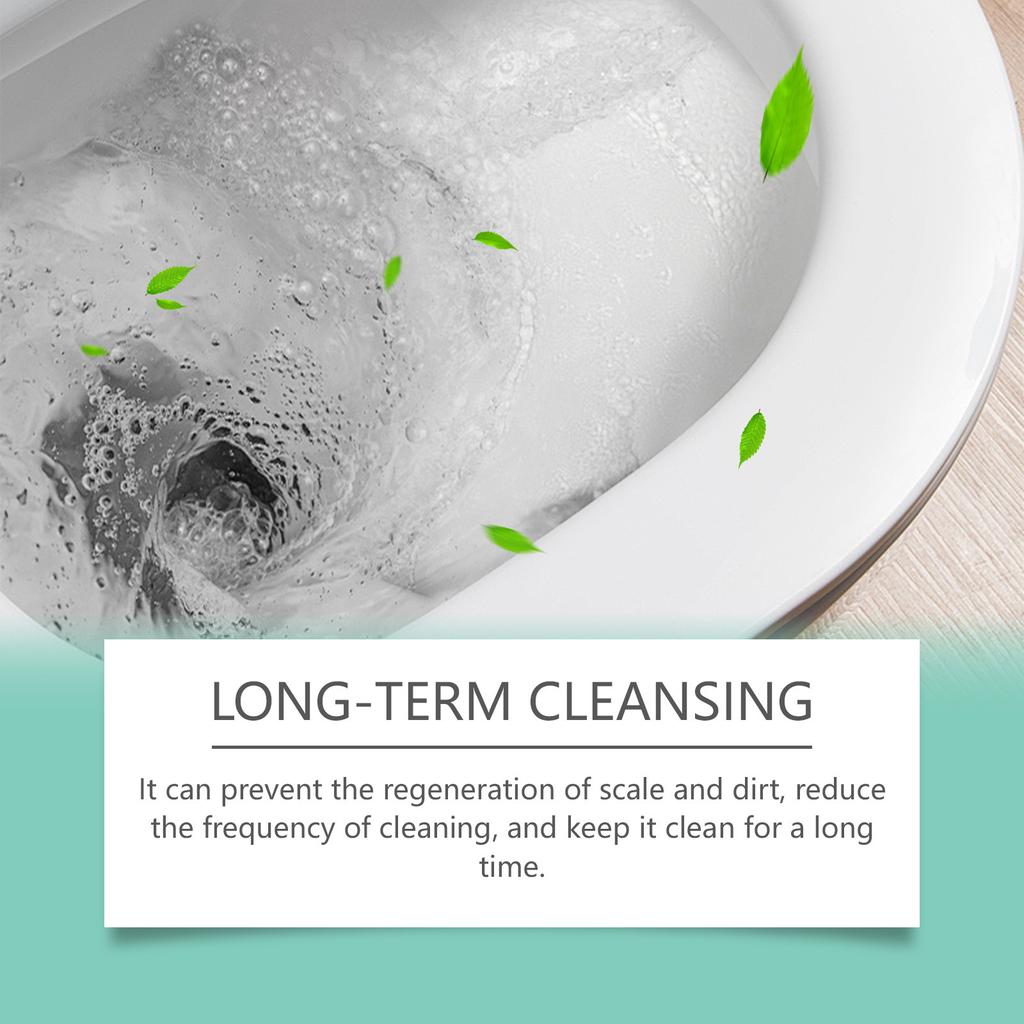 JAKEHOE Toilet Bowl Cleaner Toilet Stain Removal Cleaning Toilet Deodorization Deep Cleaning Fresh Odor