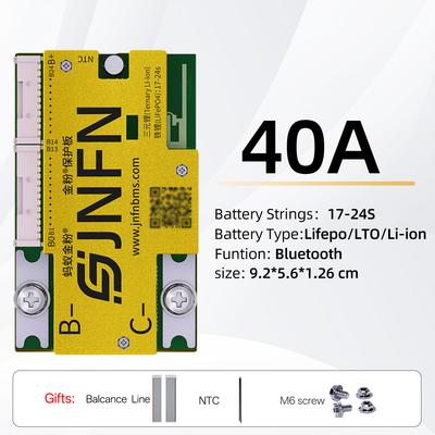JNFN ANT BMS 17S 18S 20S 24S 48V 60V 72V 84V 40A 60A 80A Lifepo4 Smart BMS with Bluetooth for Electric Scooter Battery Pack