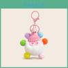 Charming Plush Rabbit Fur Keychain Pendant In Multiple Colorful Cartoon Styles