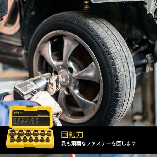 Nut Extractor Socket Set, Impact Bolt & Nut Remover Set, Nut Extractor Socket, Bolt Remover Tool Set for Car Repair, Easy Furniture Assembly, and Insp