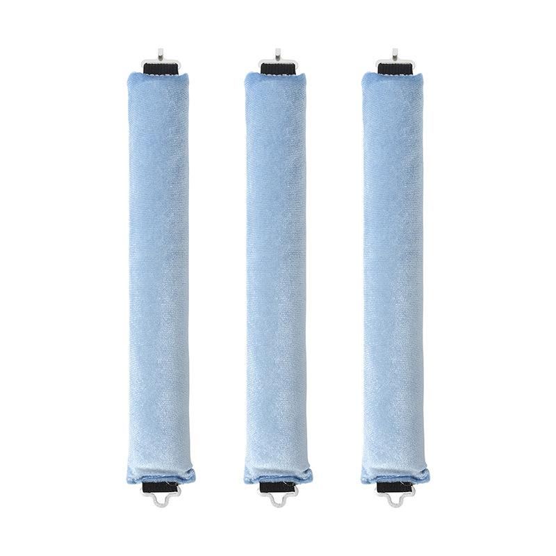 

Безнагревательные щипцы для завивки волос Повязка на голову Ленивые бигуди Без нагрева Бигуди для волос Кудри Мягкие гибкие стержни для сна с крючками Инструменты для укладки волос 3PCS светло-синий