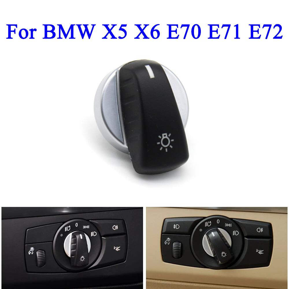 

LHD RHD Car Headlamp Head Light Rotary Switch Knob Button For BMW 5 Series E60 X5 X6 2007-2010 E70 E71 E72 2007-2013 61319134725 For E70 E71 E72