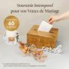 Boîte Enveloppes Creative Deco Urne Mariage Marron Clair 29x25x15 cm