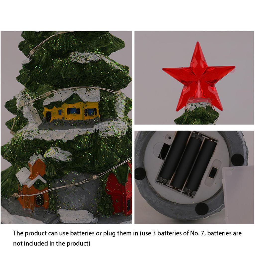 Musical Christmas Tree Lighted Christmas Tree Music Box Christmas Table Centerpieces Decorations Gift for Women Girls