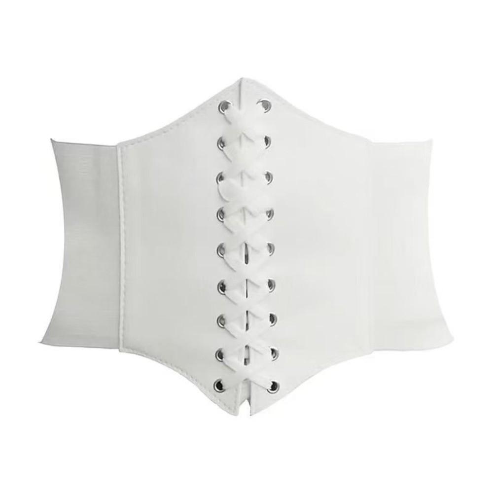 High Elasticity Slimming Body Belts PU Leather Waist Cincher New Wide Belt