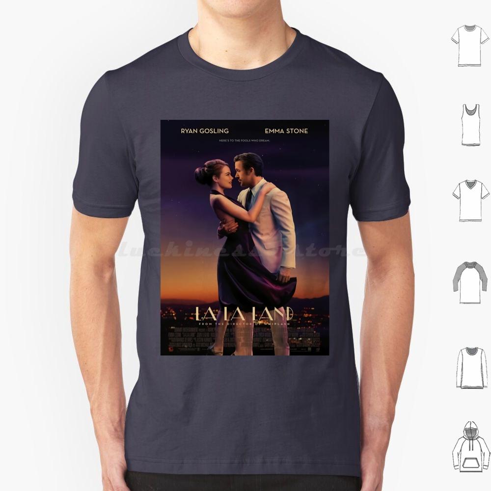 La La Land Movie T Shirt 6xl Cotton Cool Tee Movie Drama Love Romance La La Land Stone Ryan Gosling Film Musical La Movies