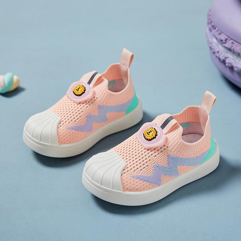 

Детская обувь. Весенняя детская модная обувь для скейтбординга. Кроссовки с мягкой подошвой для мальчиков. Модная обувь с тканой головкой в ​​форме ракушки для девочек. 30