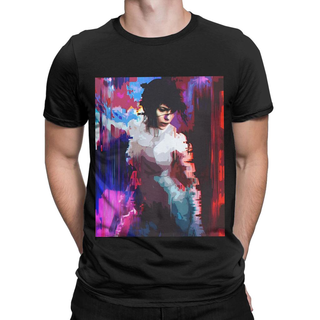Ghost In The Sshell V3 Funny 100 Cotton Tshirt Ghost In The Sshell Tops Tees For Unisex