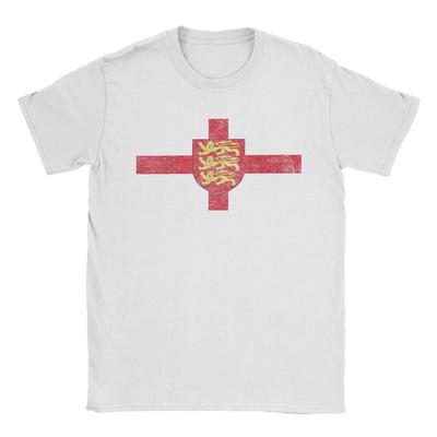 England St Georges Cross Flag English Men's T Shirt  Funny Tee Shirt Short Sleeve Crew Neck T-Shirt Pure Cotton Gift Idea Tops