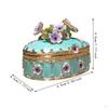 Šperkovnice s třešňovými květy Úložné pouzdro na drobnosti Slitina Dekorace na toaletní stolek pro ženy Náušnice