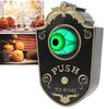 Halloween OneEyed Doorbell Decoration Door Hanging Doorbell Eyeball with Sound(Black )