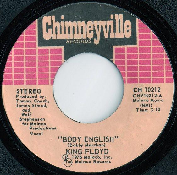 

7inch Record KING FLOYD - Body English 10209 Chimneyville Re 1976 US Soul/Funk Used