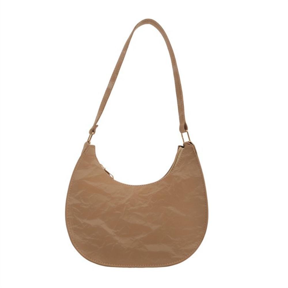 Koreanischen Stil PU Leder Schulter Tasche Hobo Frauen Handtasche Mode Kleine Unterarm Tasche Outdoor