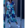 JPNTKYYWomen's Fashion Summer Spring Short Sleeve V-Neck Casual Dresses