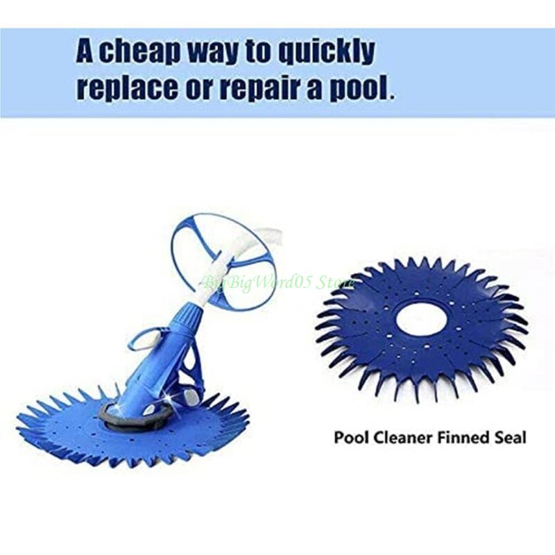 

24TE Pool Cleaner Finned Seal Disc Skirt Foot Pad Diaphragm W70329 Replacement China Mainland