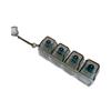 Popular Pc Fully Transparent Material 4-Button Decompression Test Shaft Press Sound Crisp Transparent Cap Pinch Toy Buckle