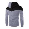 Herren Freizeit Zwei Farben Spleißen Sport Freizeit Langarm Kapuzenpullover