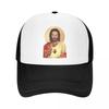 Personalized Saint Keanu Reeves Trucker Hat Women Men Adjustable Unisex Jesus Meme John Wick Baseball Cap Outdoor Dad