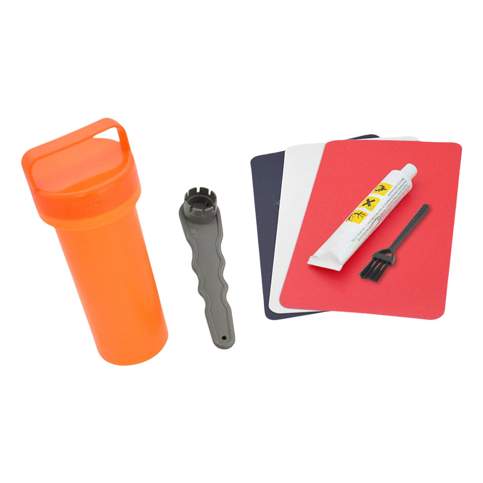 

Waterproofs Inflatable Boats Repair Kits Paddle Board Repair Kits With Wrench, PVC Patches And Glues for Rafts Kayaks