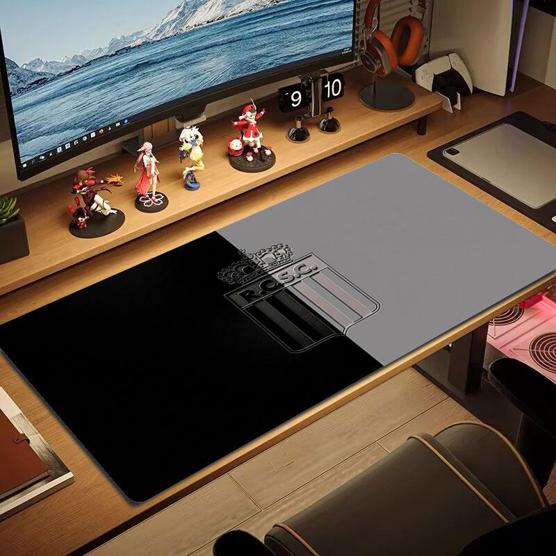 Royal Club Crest Large Size Mouse Pad Large Gaming Table Cushion Nonslip Laptop Tablet Big Mousepad Xxl Mat Mini Pc Playmat With Lock Edge