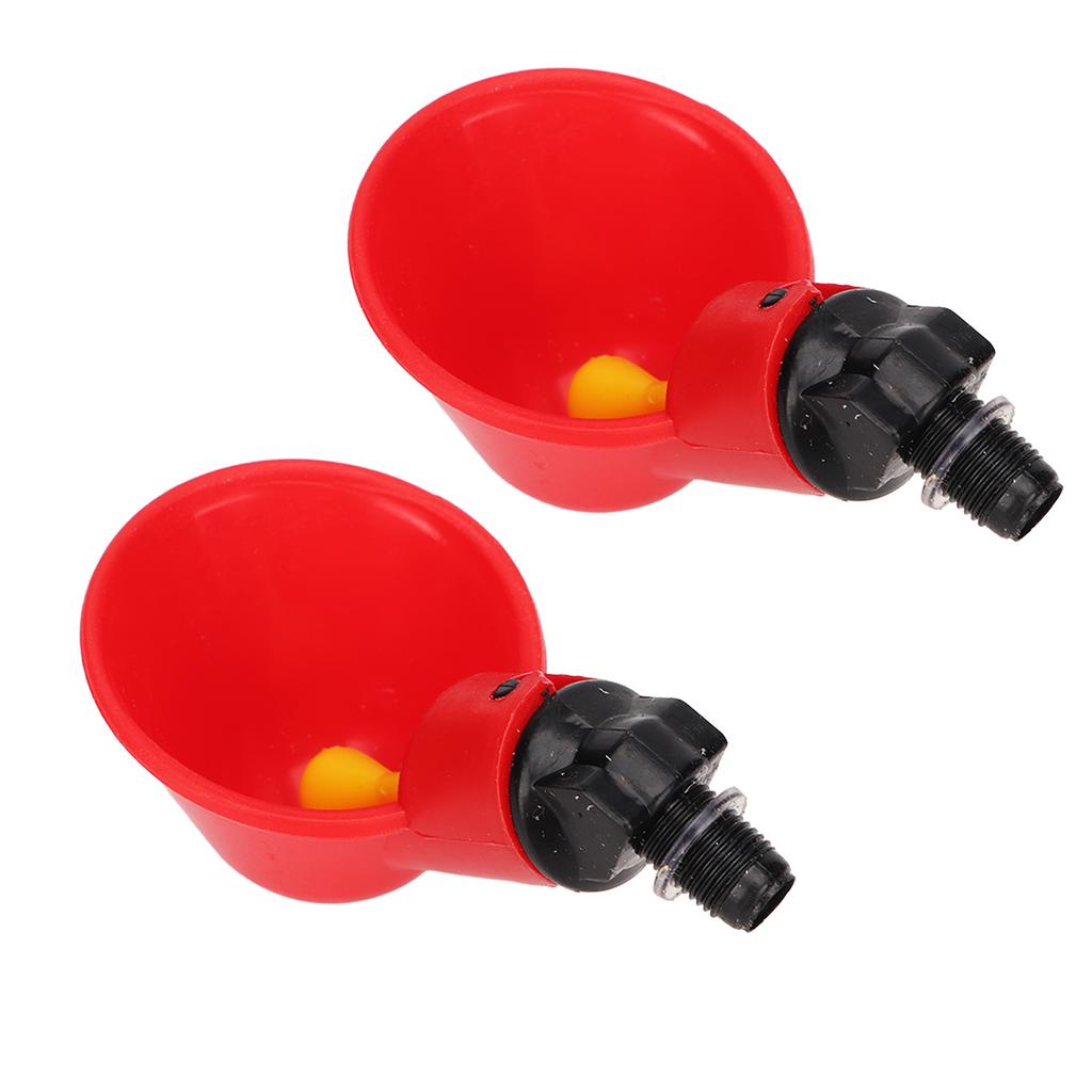 Automatic Chicken Waterer Cups Safe Poultry Water Feeder Kit for Chicken Bird Quail Drinker