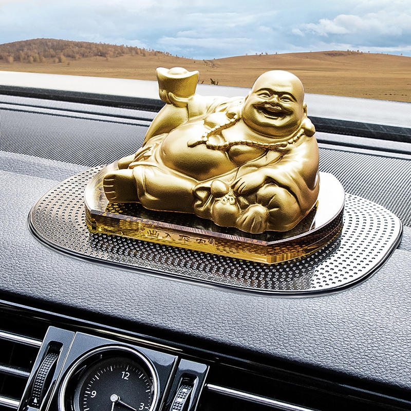 Car Dashboard Black Anti-Slip Mat, Special Non-Slip Pad Prevents Phone Sliding and Fixes Firmly