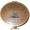 Lid Titanic Compass Brass Finish Directional Magnetic Compass Nautical Sailor Article Maritime Magnetic Gift